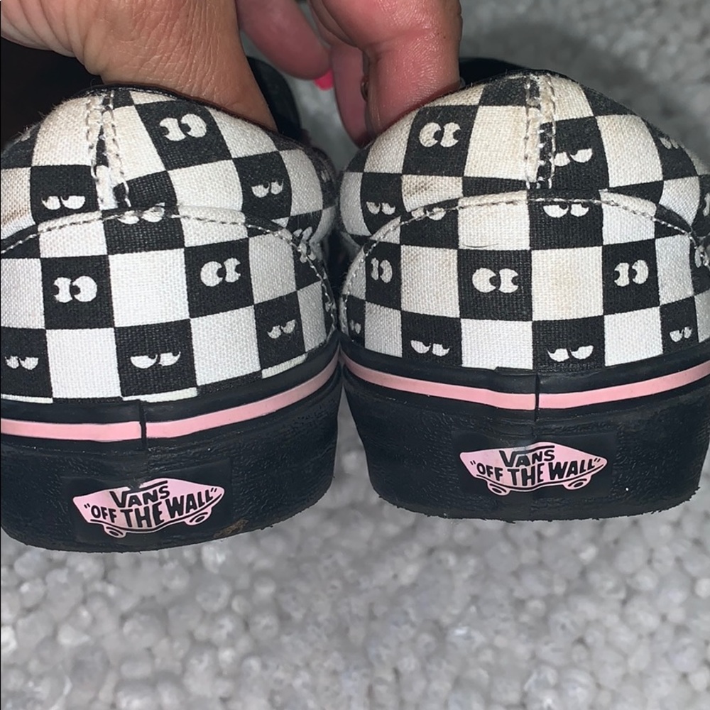 🌸👀Checkered Lazy Eye Vans 🌸! RARE 👀!! SOLD OUT - Picture 5 of 11